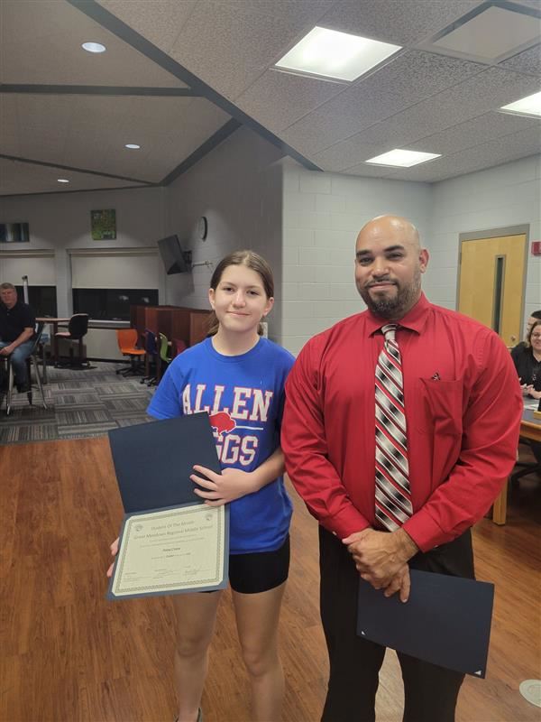 Photo of October Student of the month Anna Crane